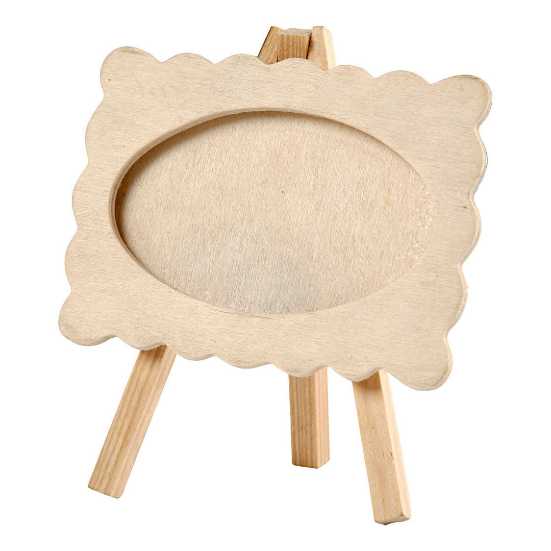 Creativ Company Houten fotolijst op ezel, 13,2x11,5cm