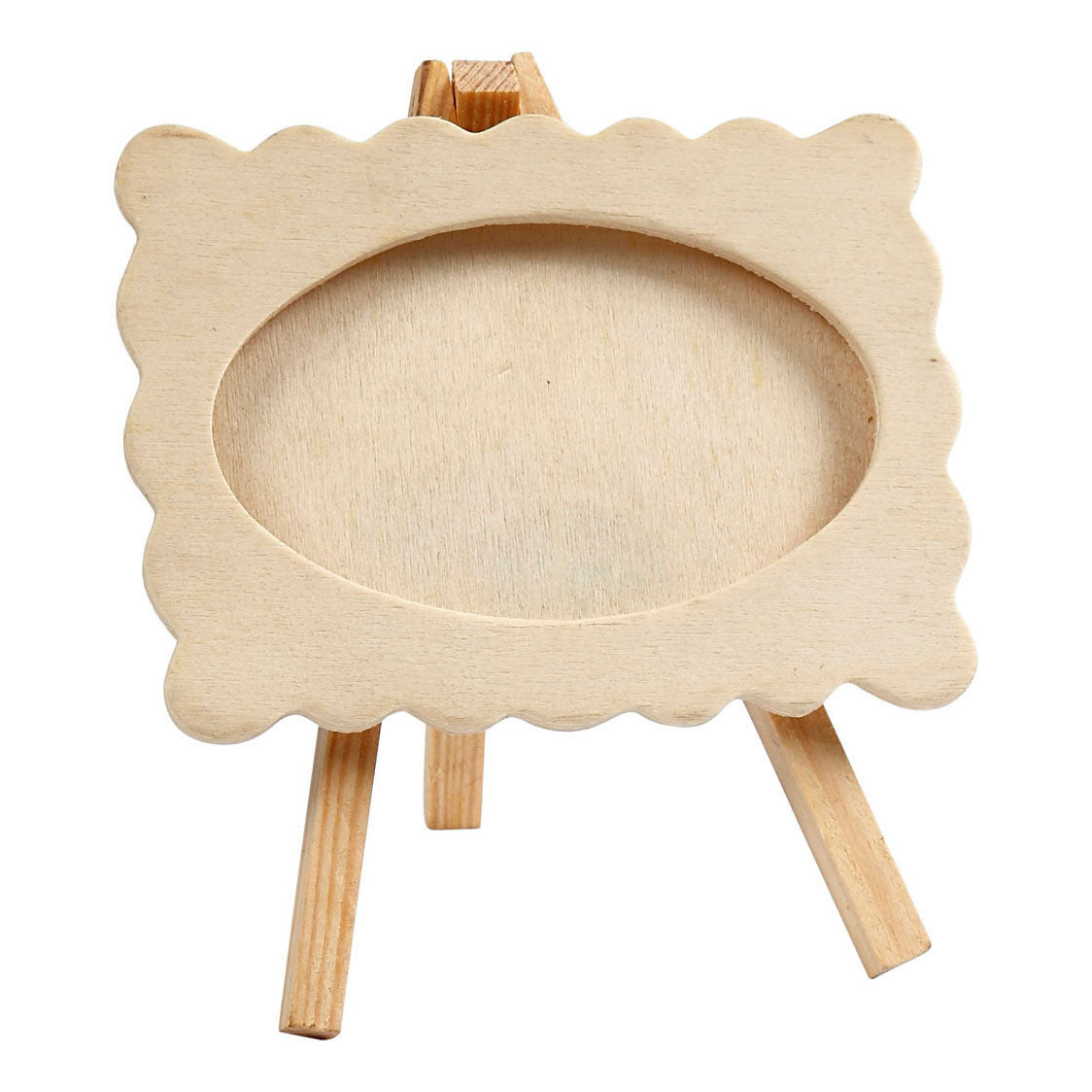 Creativ Company Houten fotolijst op ezel, 13,2x11,5cm
