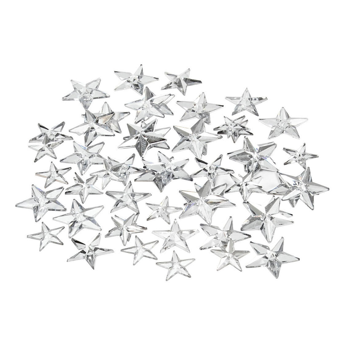 Creativ Company Strassstenen zilver divers, 360st.