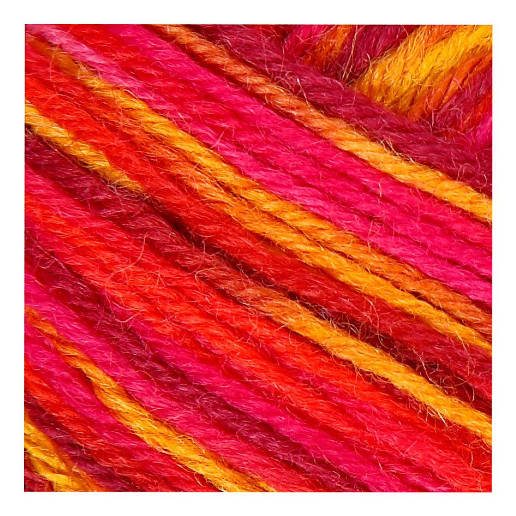 Creativ Company Sokkengaren rood oranje, 200 cm
