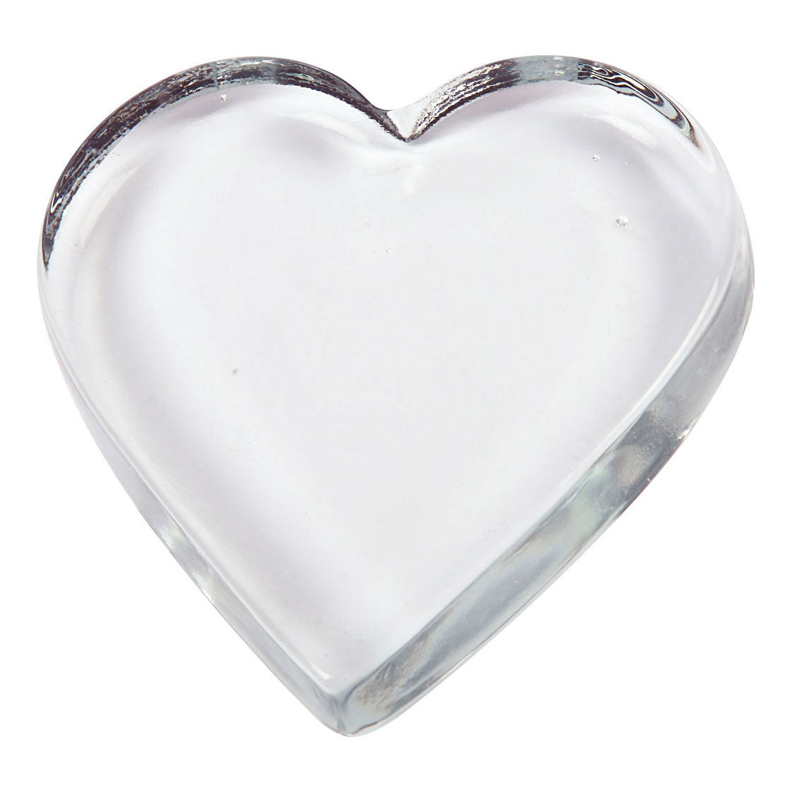 Creativ Company Hart glas transparant, 10x9cm