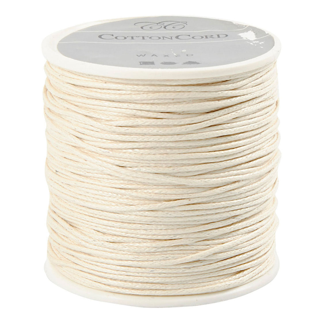 Creativ Company Katoenkoord off-white dikte 1 mm, 40m