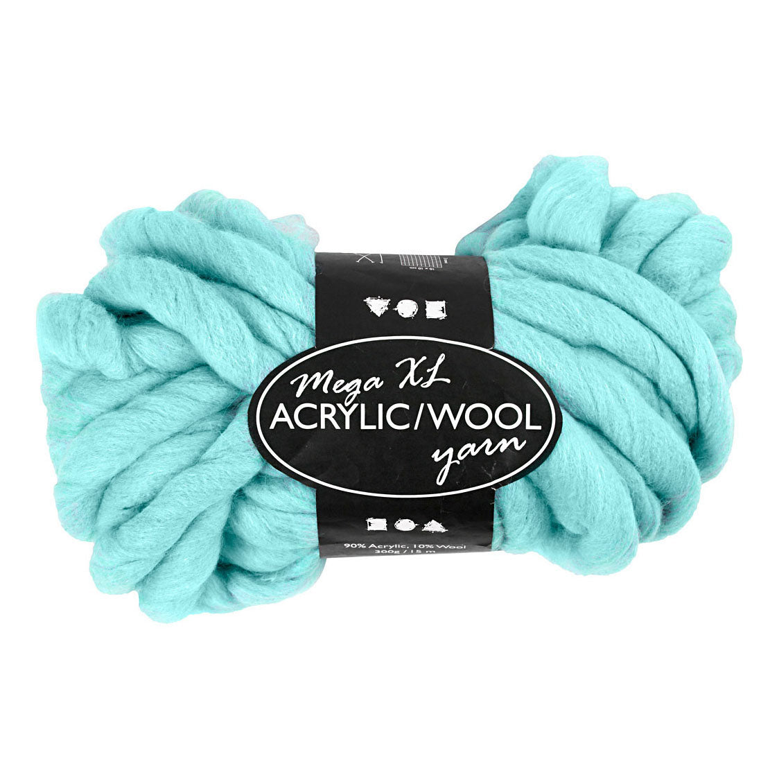 Creativ Company Xl garen van acvryl - turquoise, 15m