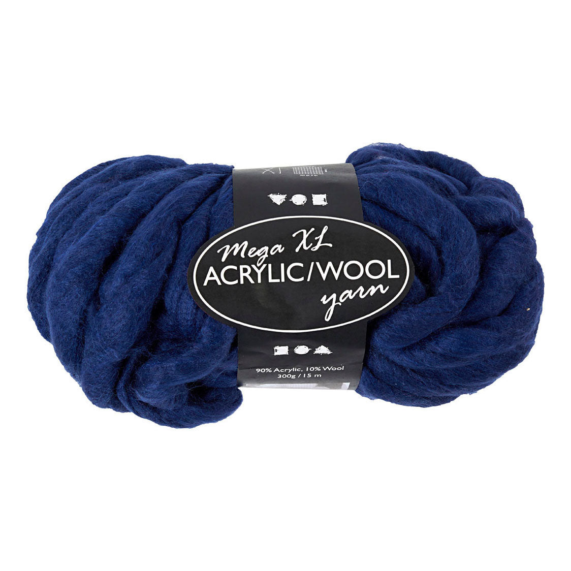 Creativ Company Xl garen van acvryl - donkerblauw, 15m