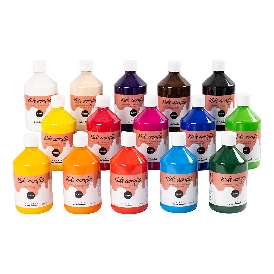 A-Color Acyrlverf glossy kleur semi-transparant, 15x500ml