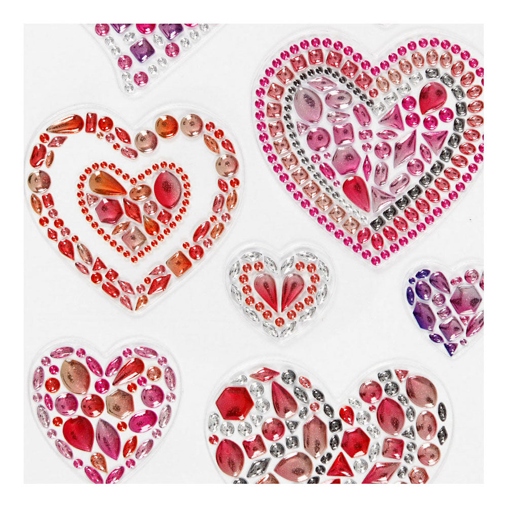 Creativ Company Diamant stickers harten, 1 vel