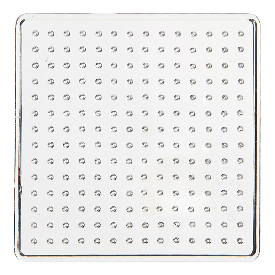 Creativ Company Strijkkralenbordje helder 7x7cm, 1st.