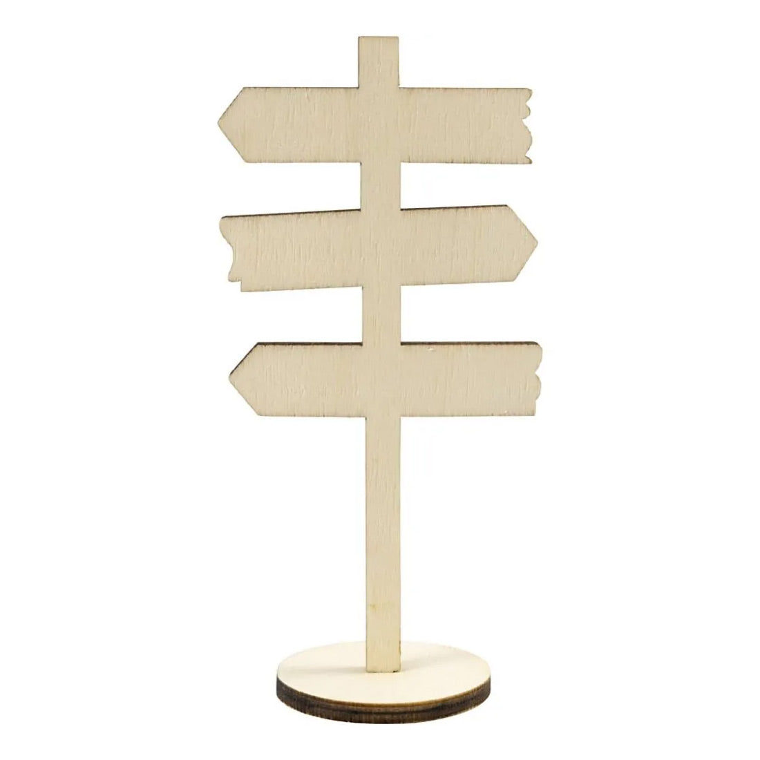 Creativ Company Houten bord pijlen op voet, 12cm