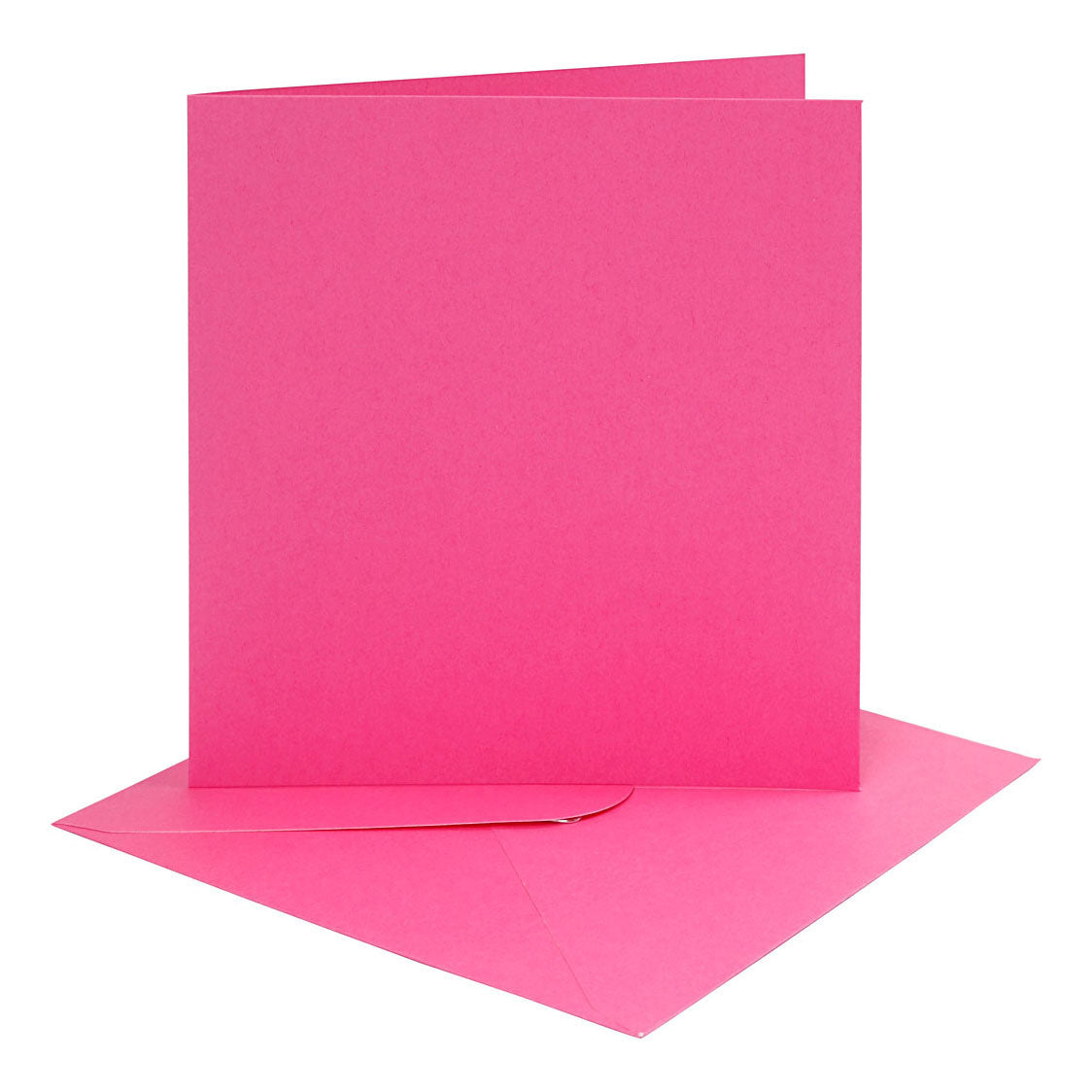 Creativ Company Kaarten en enveloppen donker roze, 4st.