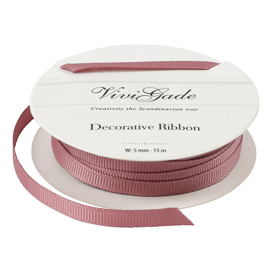 Creativ Company Decoratie lint roze, 15m