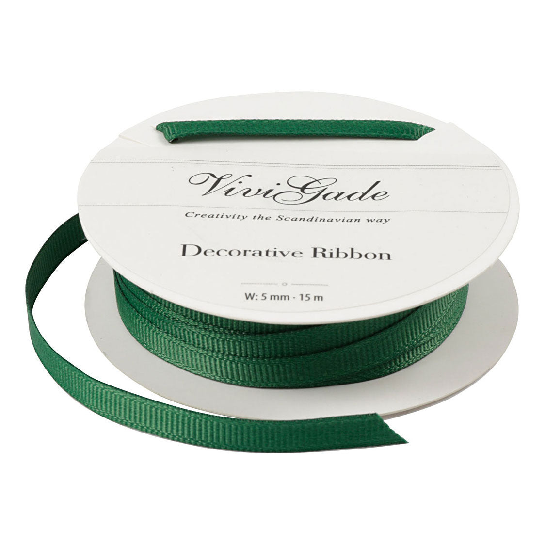 Creativ Company Decoratie lint groen, 15m