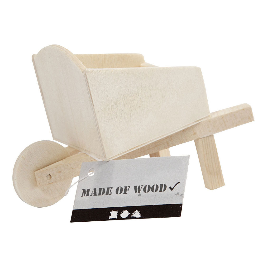 Creativ Company Houten mini kruiwagen