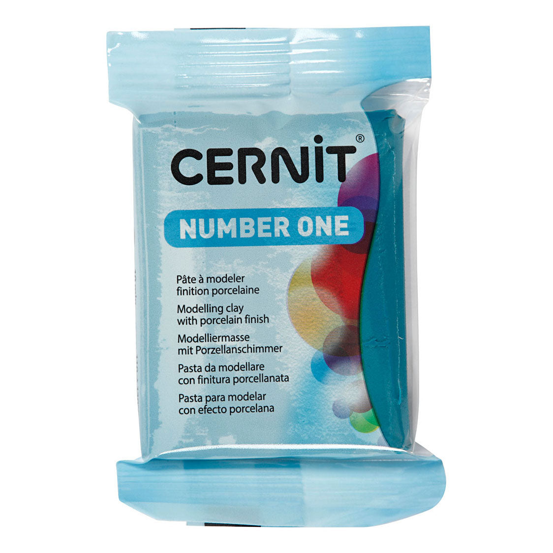 Creativ Company Cernit boetseerklei duck blue, 56 gram