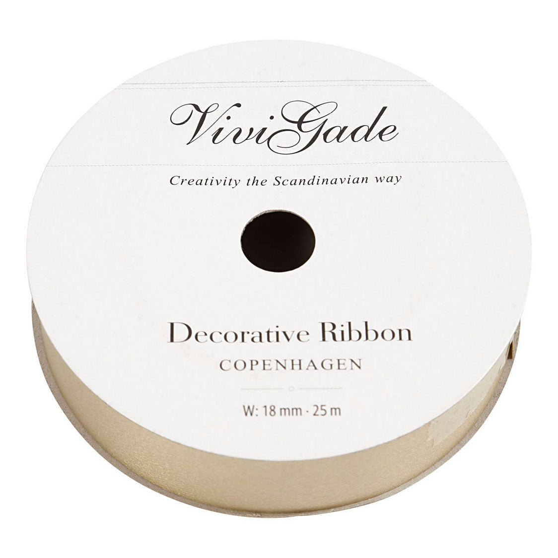 Creativ Company Cadeaulint mat goud, 25m