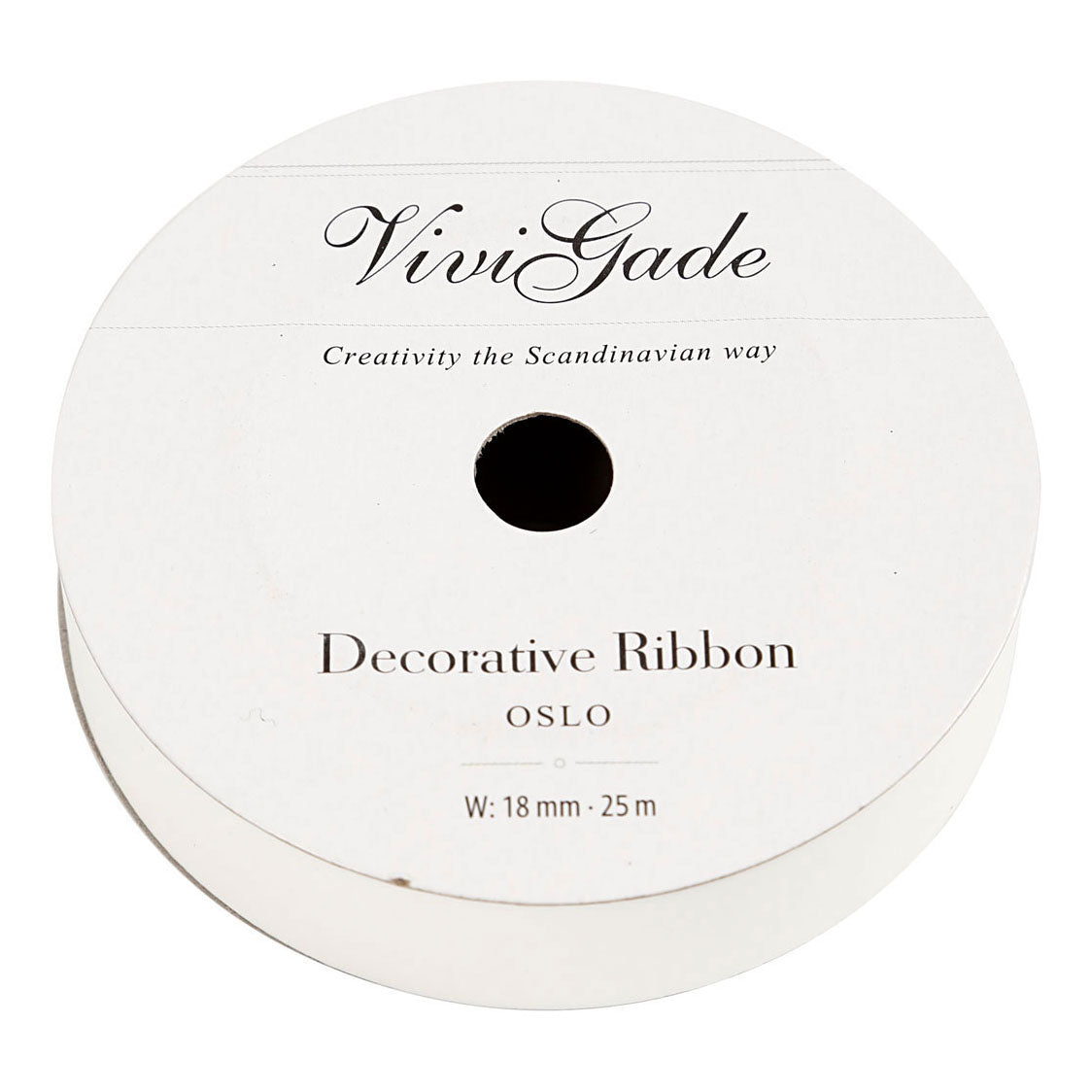 Creativ Company Cadeaulint mat wit, 25m