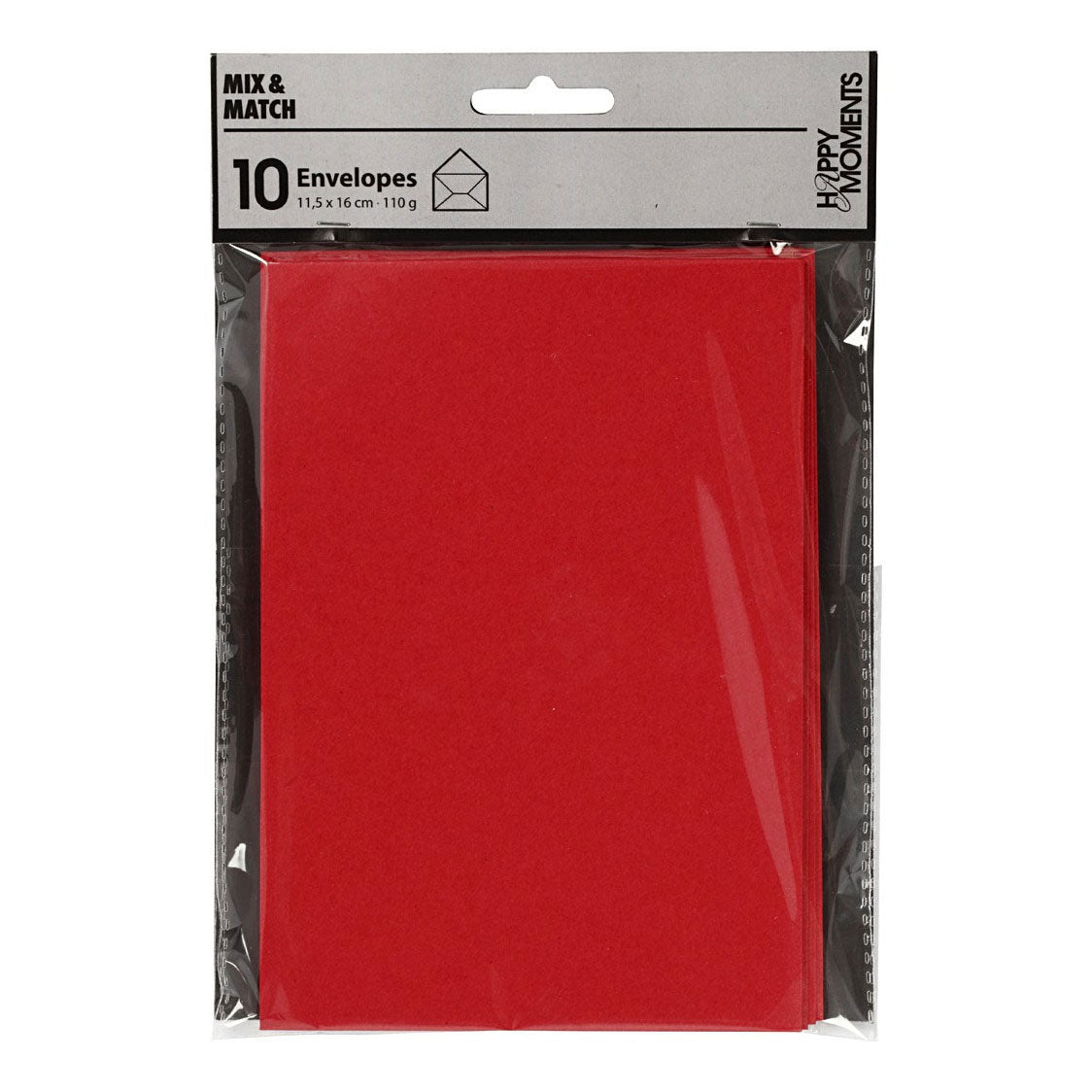 Creativ Company Envelop rood, 11,5x15cm, 10st.