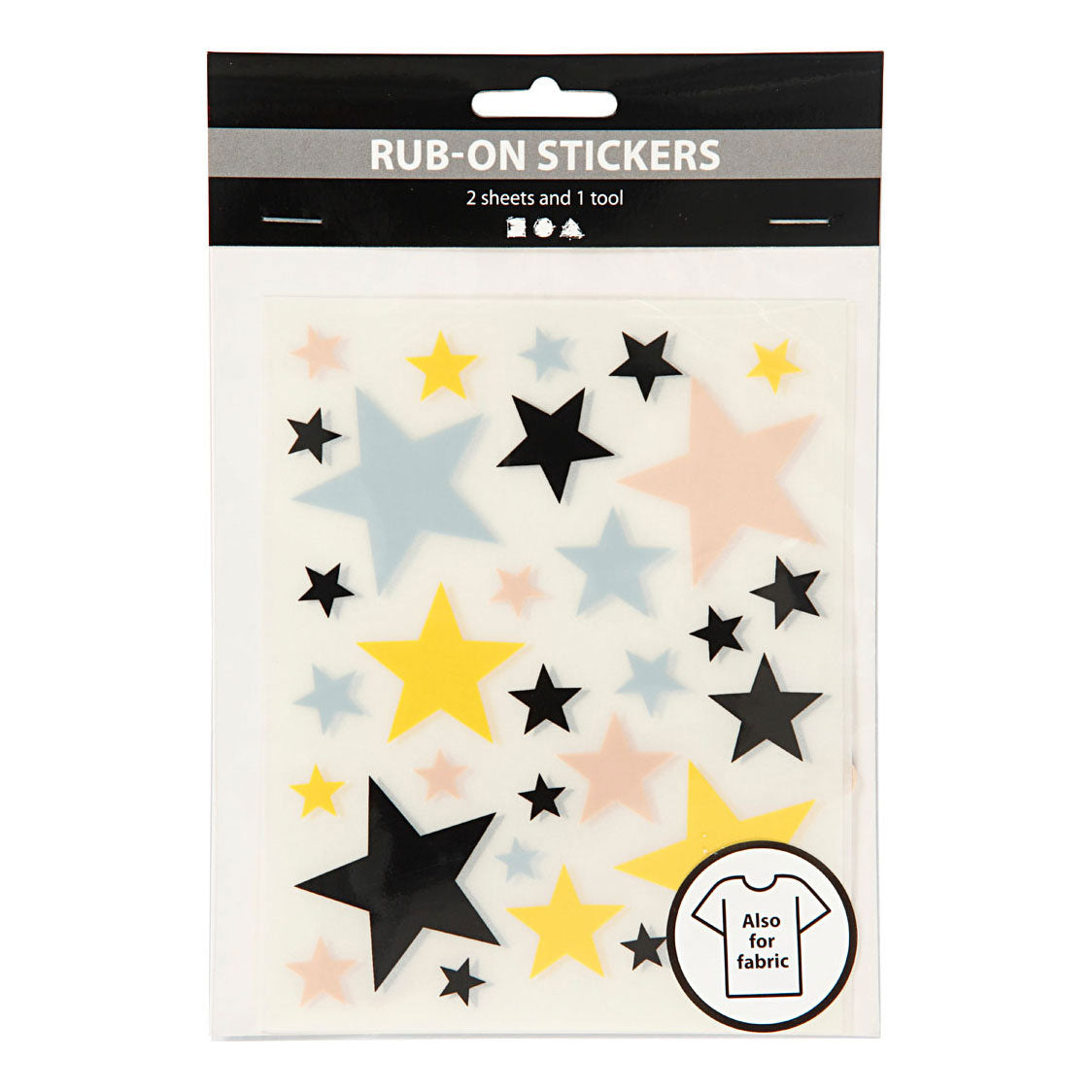 Creativ Company Rub-on stickers sterren, 2 vellen
