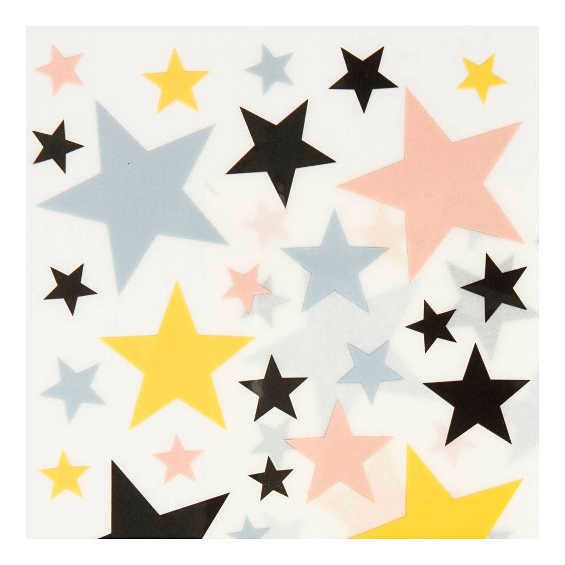 Creativ Company Rub-on stickers sterren, 2 vellen