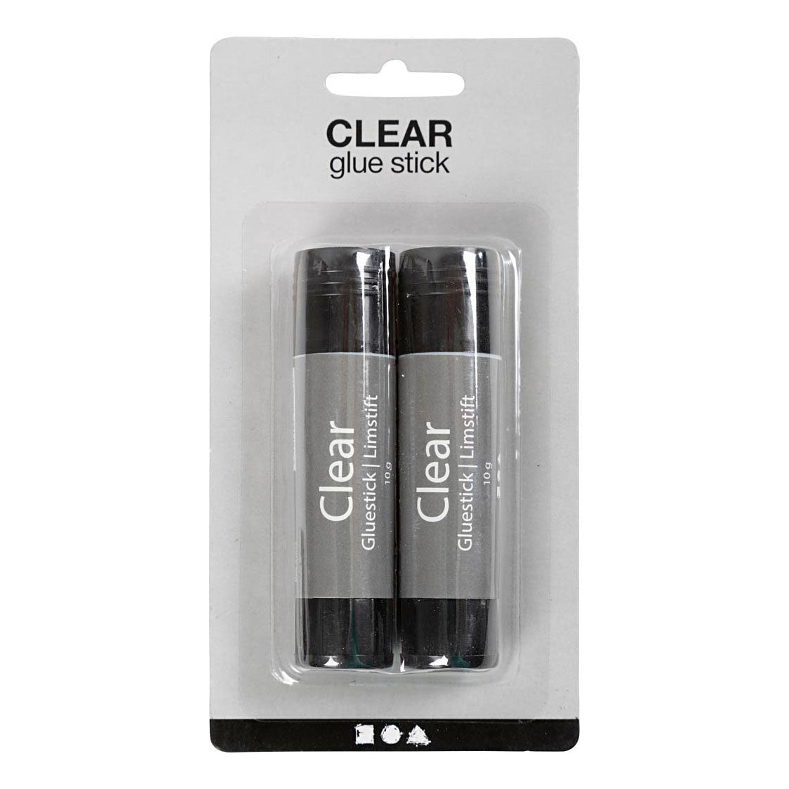 Creativ Company Transparante lijmstift, 2st.