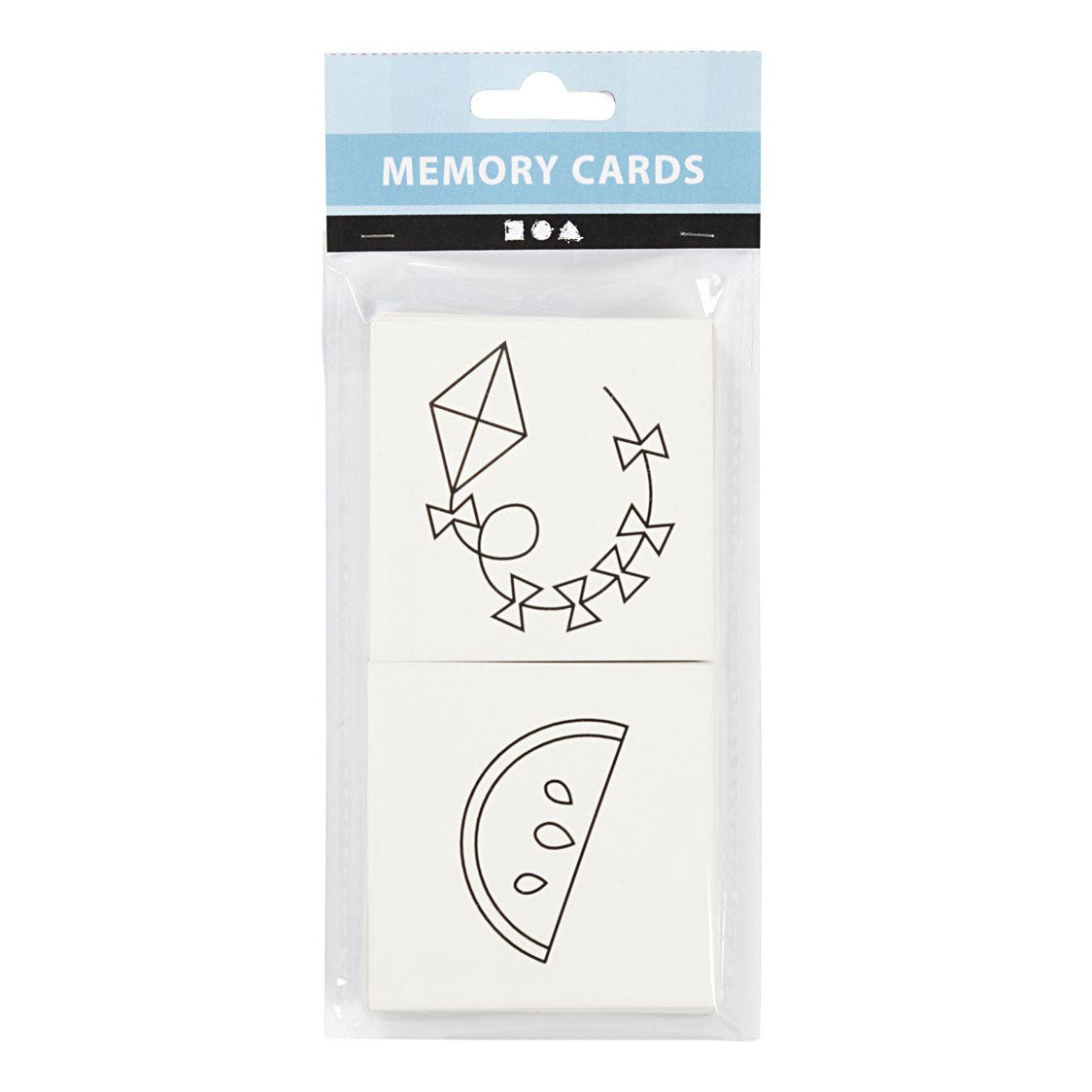 Creativ Company Memo kaarten wit, 13 paren