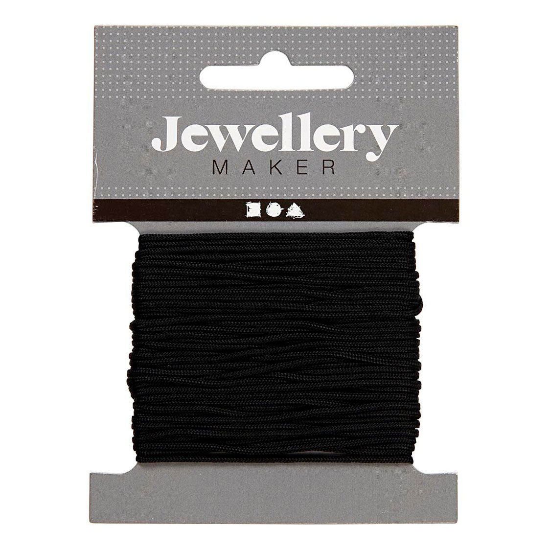 Creativ Company Macrame koord zwart, 10m
