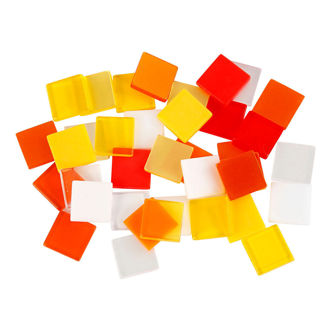 Creativ Company Mini mozaiek rood oranje 1x1mm, 25 gram