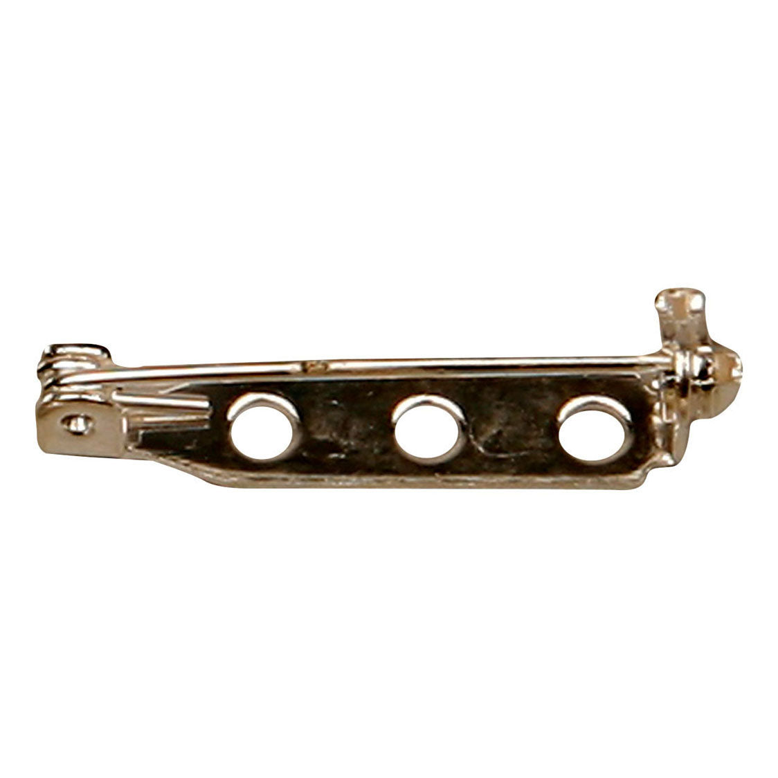 Creativ Company Brochespeld verzilverd 25mm, 10st.