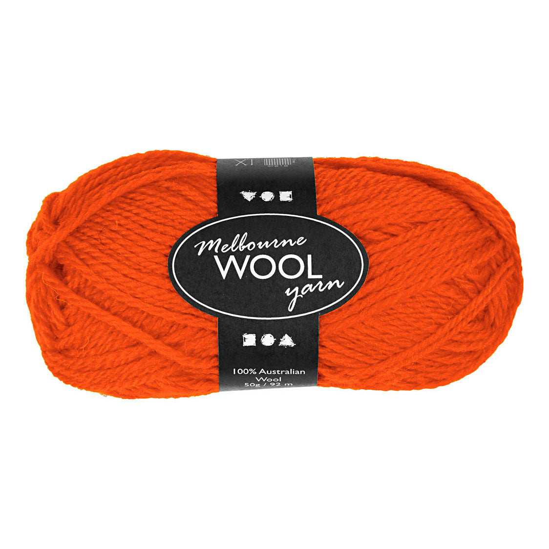 Creativ Company Melbourne garen oranje, 92m
