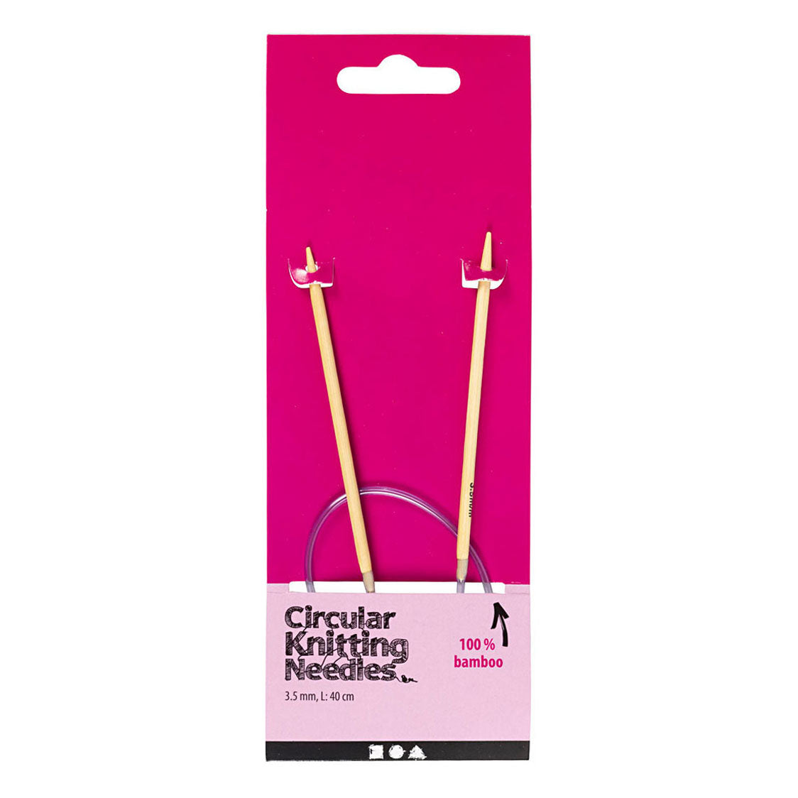 Creativ Company Rond breinaalden 3,5 mm, 40cm