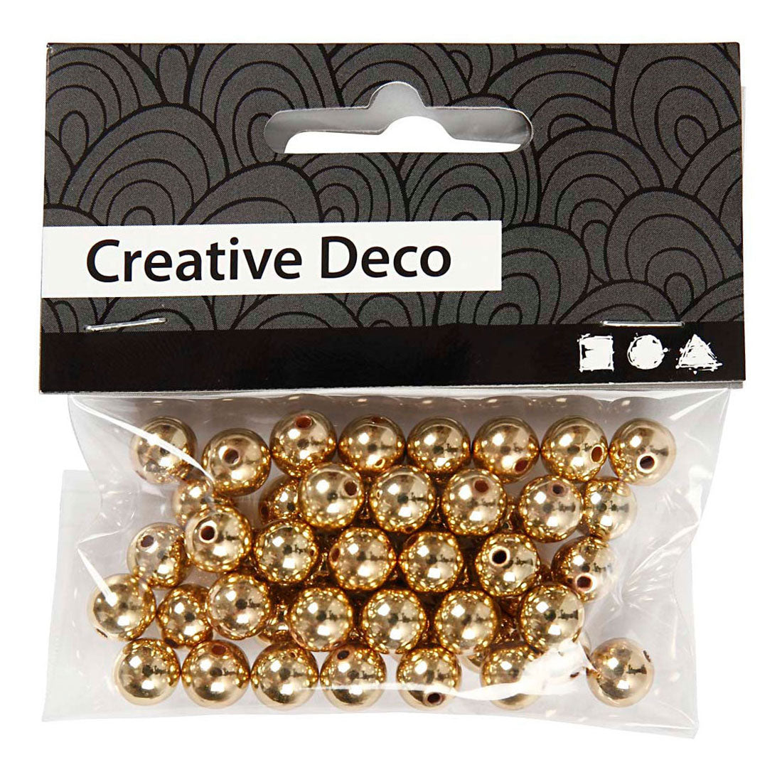 Creativ Company Kralen goud, 50st.