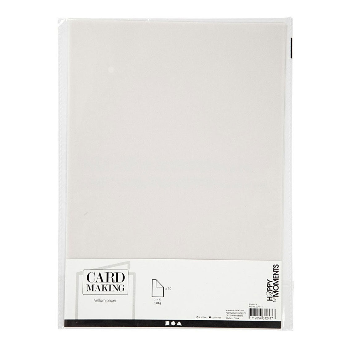 Creativ Company Vellumpapier a4 off-white, 10 vellen