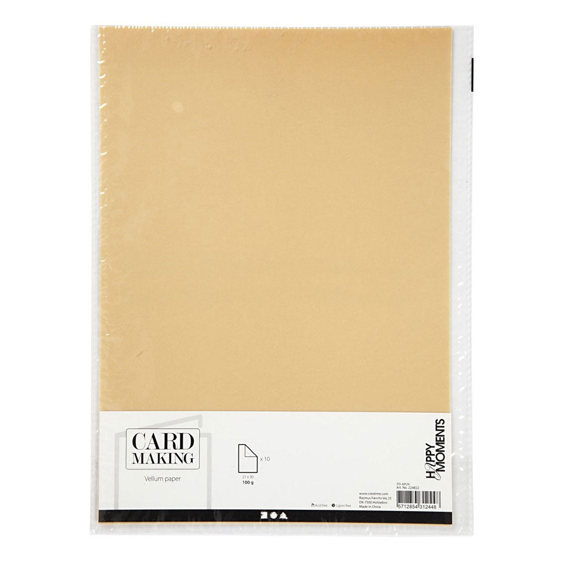 Creativ Company Vellumpapier a4 naturel, 10 vellen
