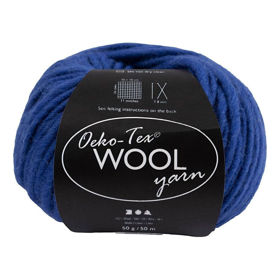 Creativ Company Wolgaren blauw, 50m