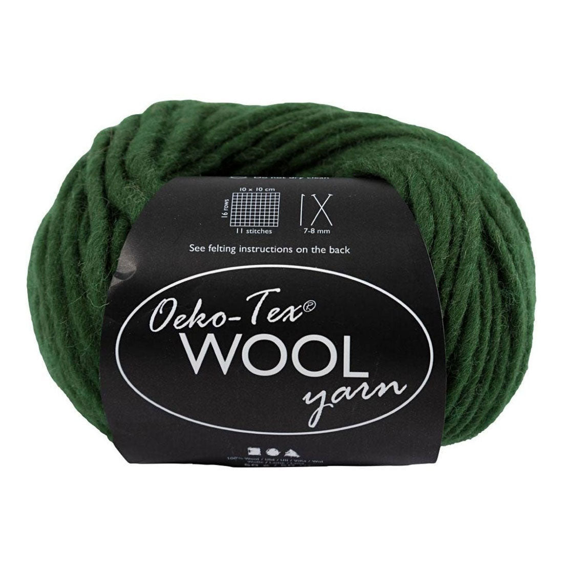 Creativ Company Wolgaren groen, 50m