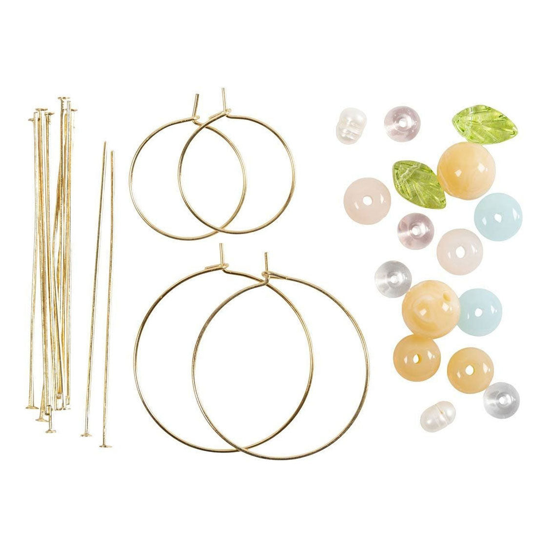 Creativ Company Mini hobbyset sieraden oorringen met kralen