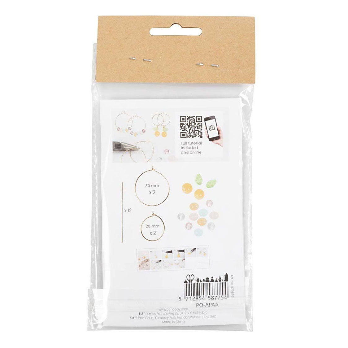 Creativ Company Mini hobbyset sieraden oorringen met kralen