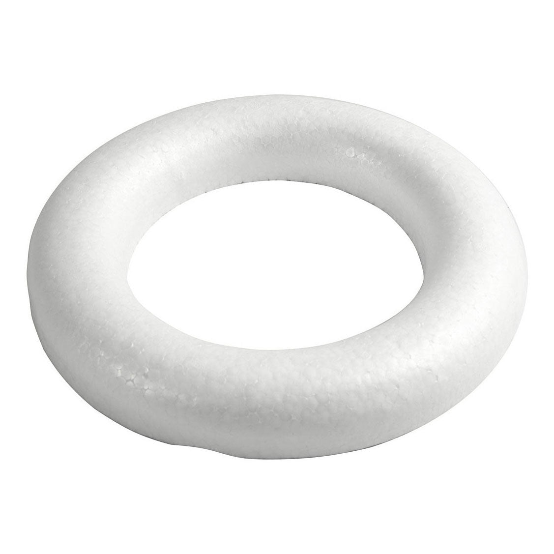 Creativ Company Styropor ringen met platte achterkant, 30cm