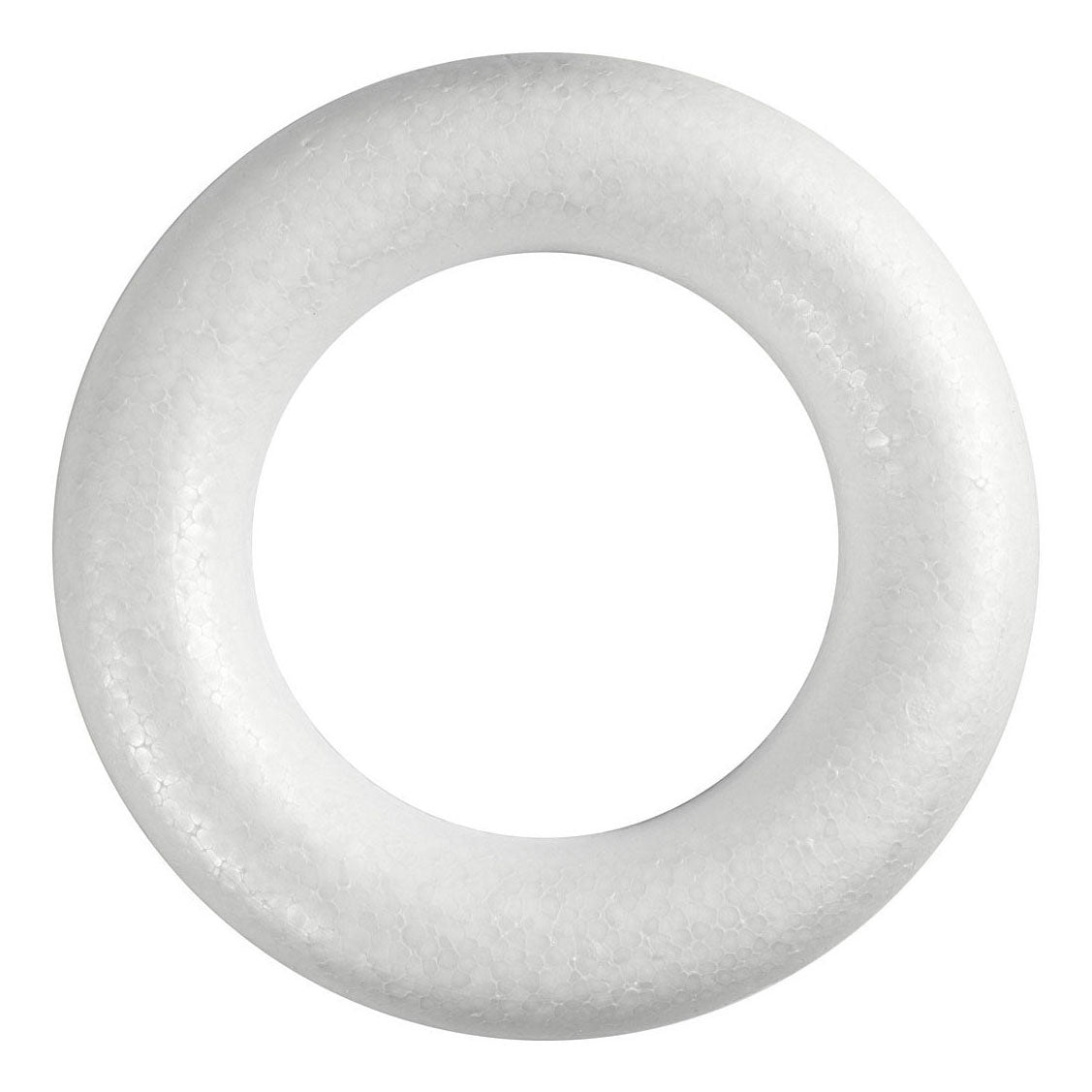 Creativ Company Styropor ringen met platte achterkant, 30cm