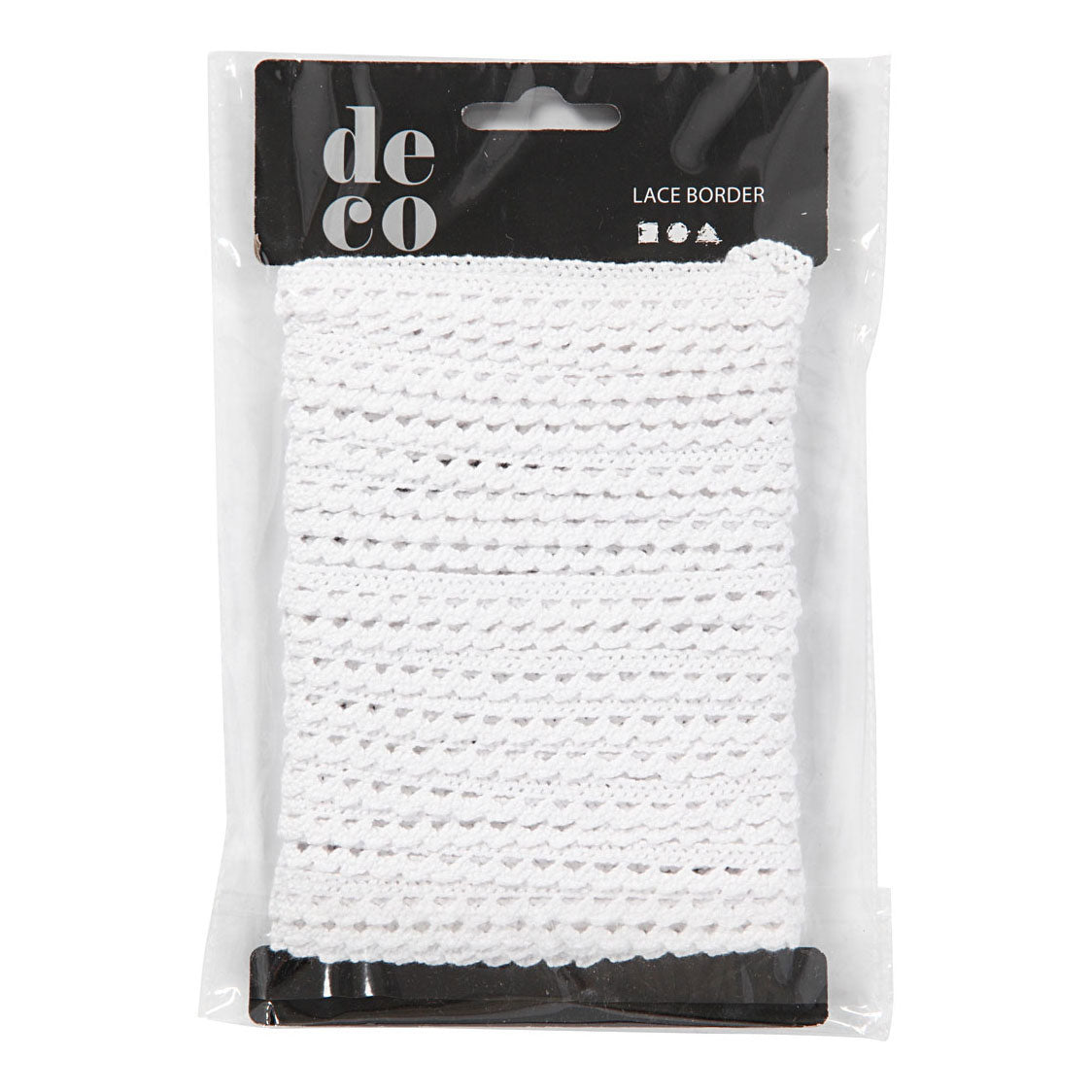 Creativ Company Kanten lint wit, 10m