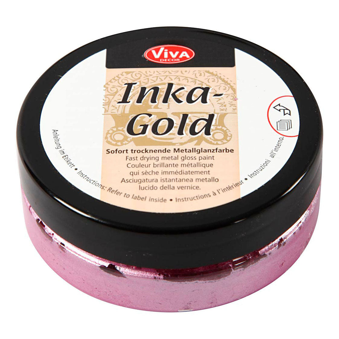 Creativ Company Inka-gold glanswax - magenta, 50ml