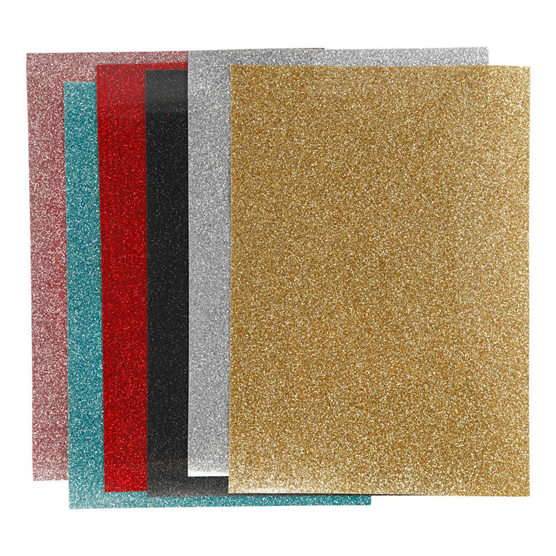 Creativ Company Opstrijkfolie diverse kleuren, 6 vellen