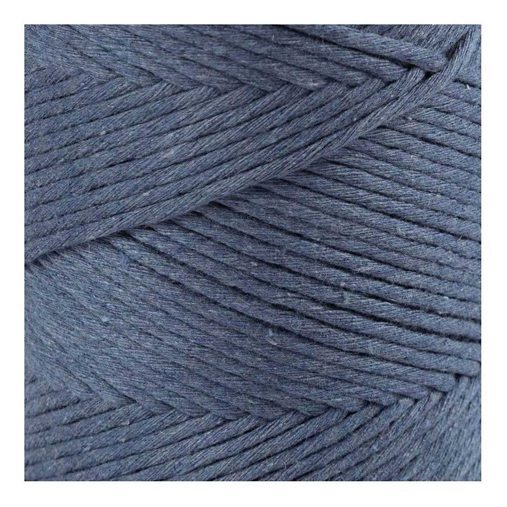 Creativ Company Macrame koord - blauw, 198m