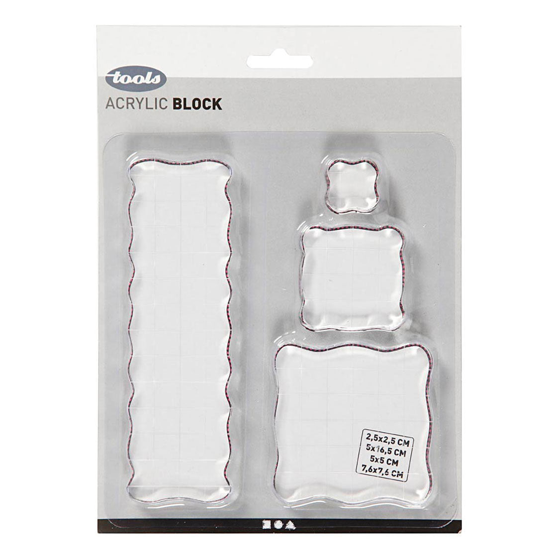 Creativ Company Stempelblok set, 4st.