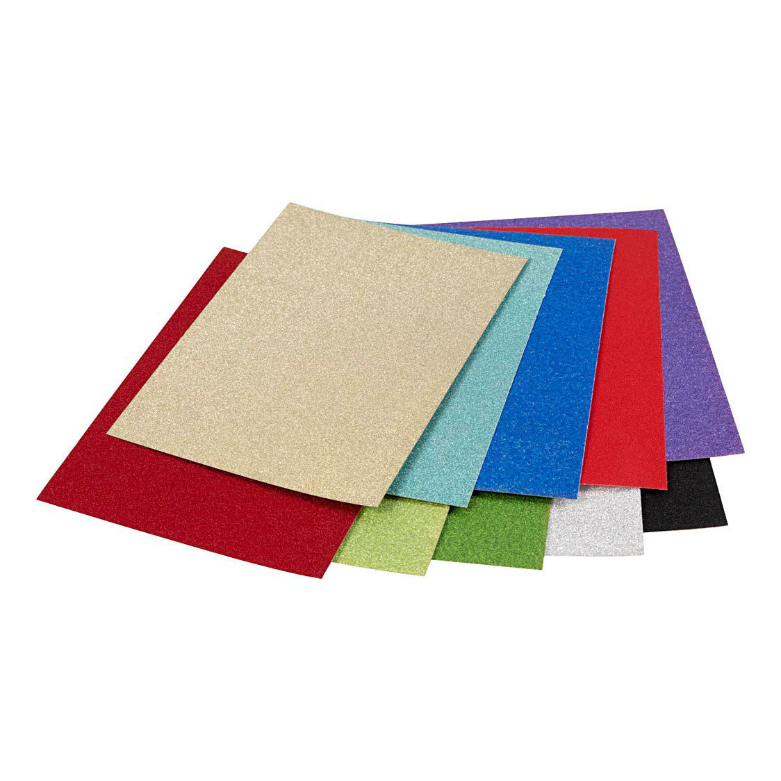 Creativ Company Glitterkarton a4, 50 vellen