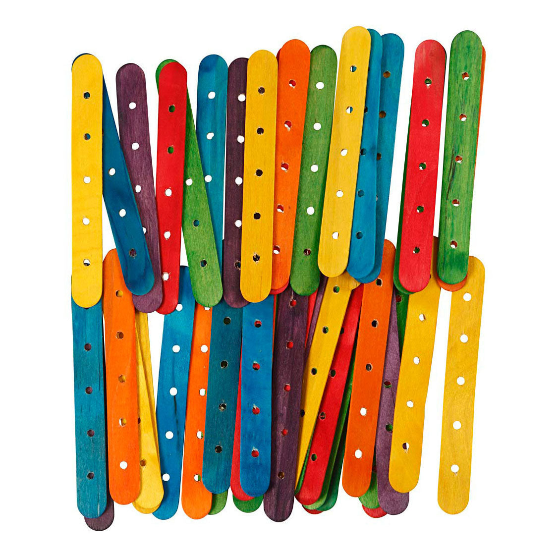 Creativ Company Houten constructiestokjes kleur, 500st.