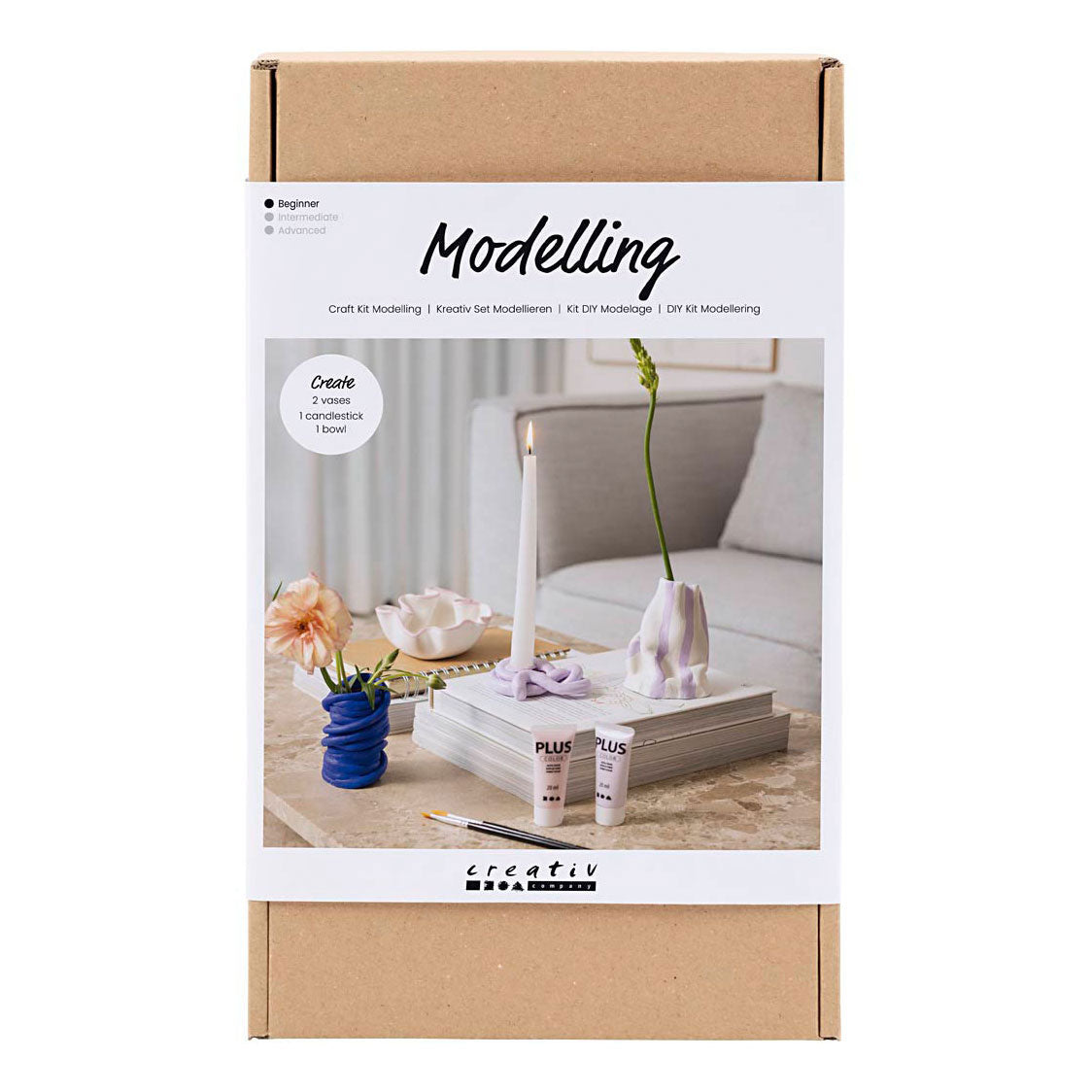 Creativ Company Hobbyset boetseren potten en vazen
