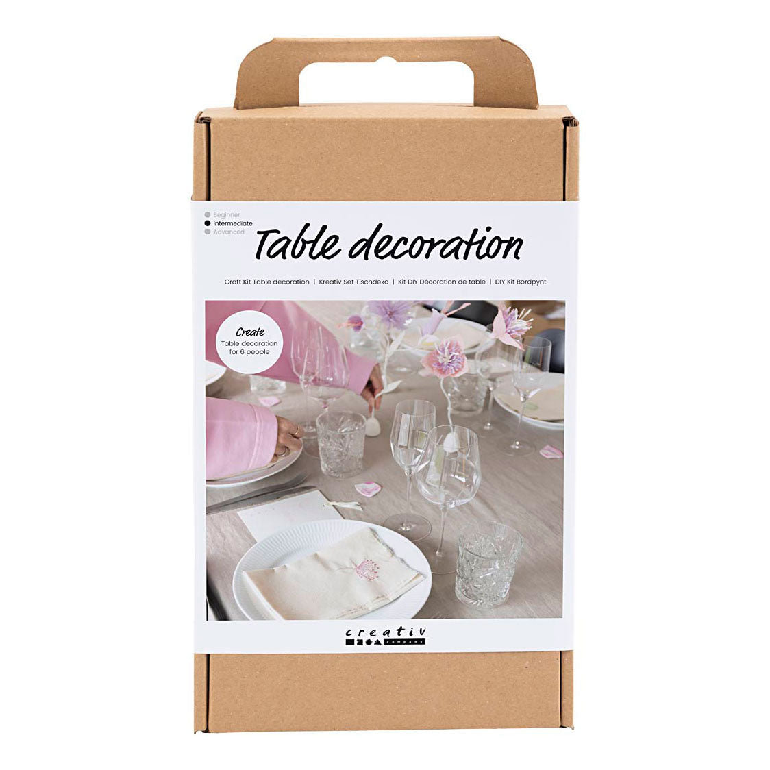 Creativ Company Hobbyset tafeldecoratie pastelkleuren