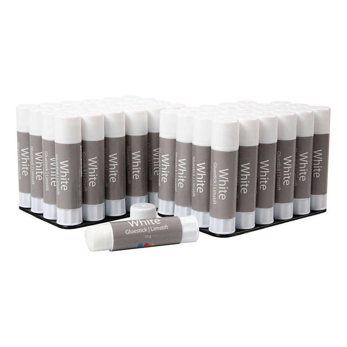 Creativ Company Witte lijmstift, 48st.