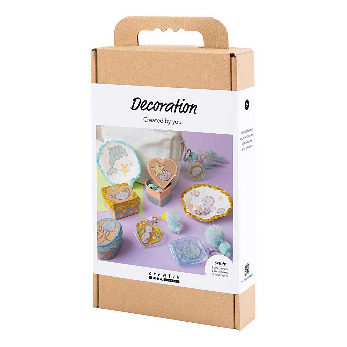 Creativ Company Mini hobbyset - schelpen en sleutelhangers