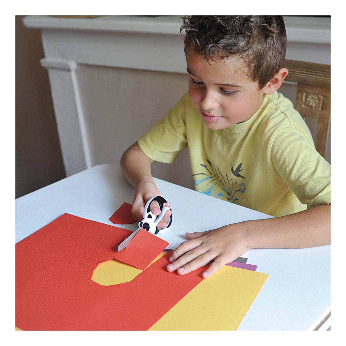 Creativ Company Fiskars kinderschaar met dierenmotief panda - 13cm